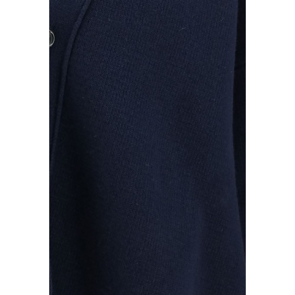Laneus Blauer Wollcardigan Oves Aries