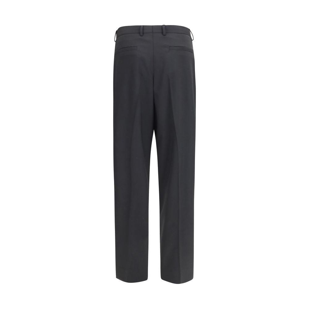 Dolce & Gabbana Schwarze Wollhose Oves Aries