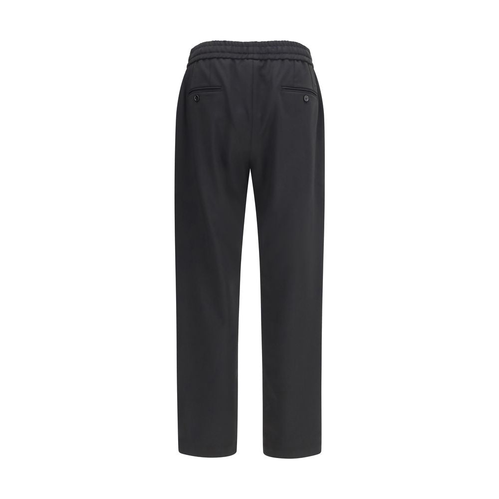 Dolce & Gabbana Schwarze Jogginghose aus Wolle Oves Aries (Trainingshose)
