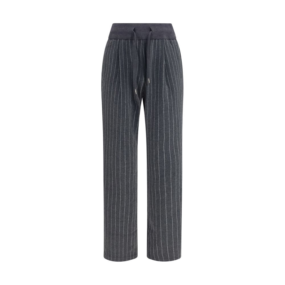 Herno Graue Baumwoll-Freizeithose