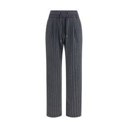 Herno Graue Baumwoll-Freizeithose