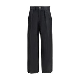 Kristina Ti Schwarze Freizeithose aus Polyester