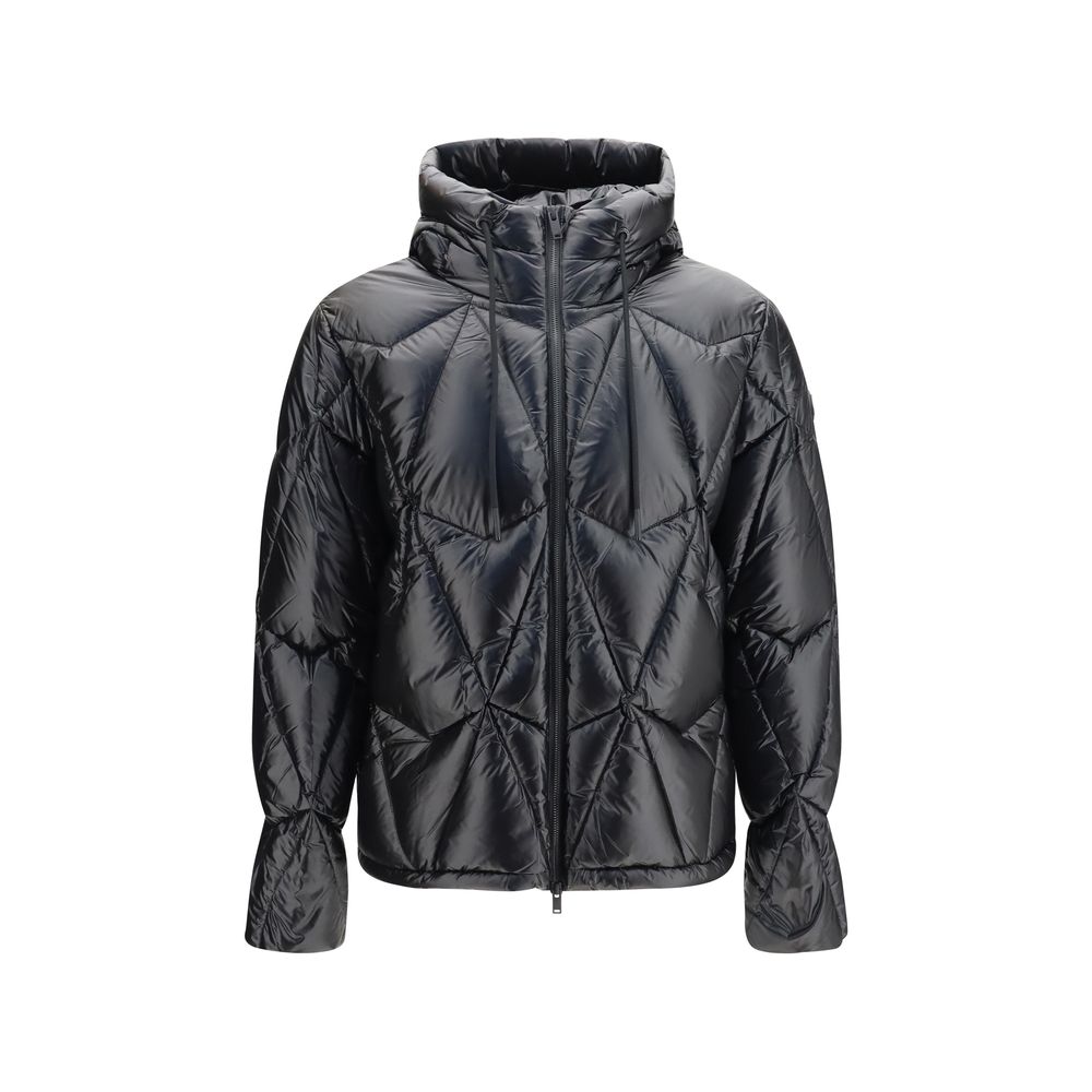 Moose Knuckles Schwarze Nylon-Shell-Jacke