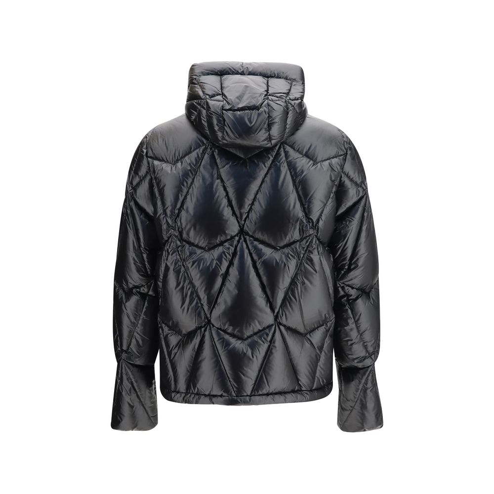Moose Knuckles Schwarze Nylon-Shell-Jacke