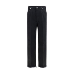 Rick Owens Schwarze Baumwoll-Schlagjeans