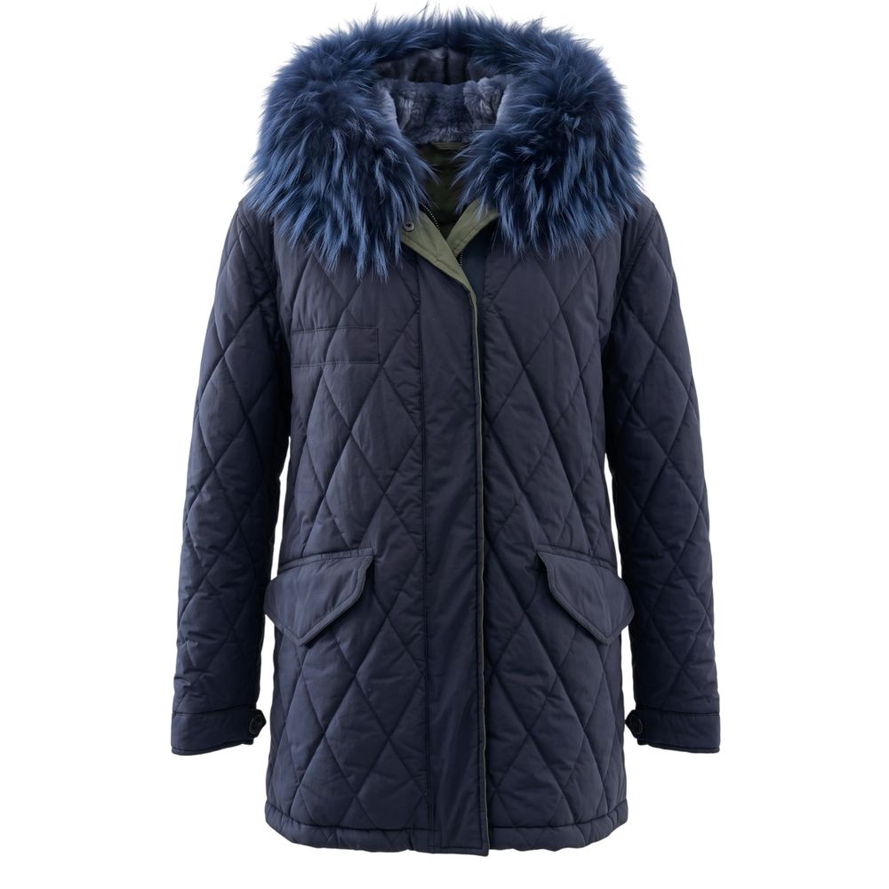 Mr&Mrs Italy Blaue Baumwolljacke für Damen