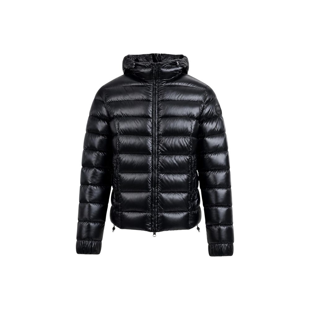 Colmar Originals Schwarze Polyamid-Jacke in voller Länge