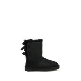 UGG Schwarze Bos Taurus Kalbsleder-Stiefel