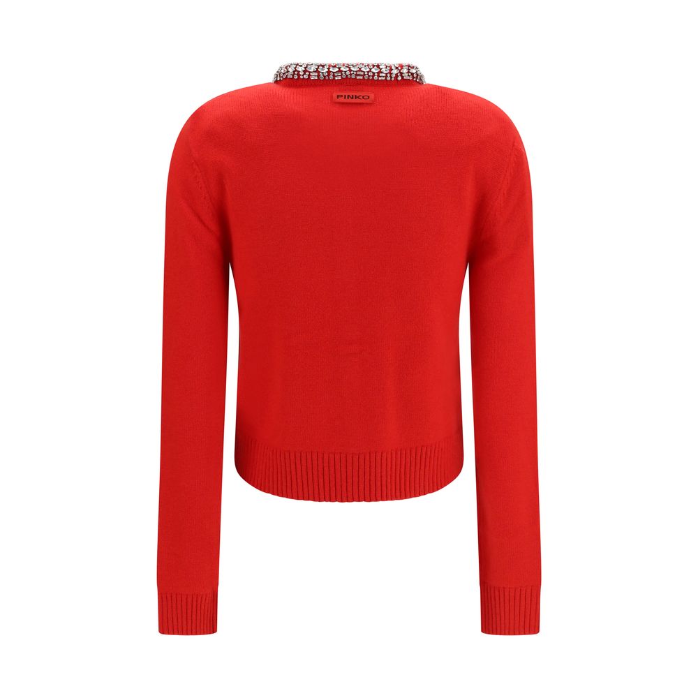 PINKO Mehrfarbige Strickjacke aus Wolle Oves Aries