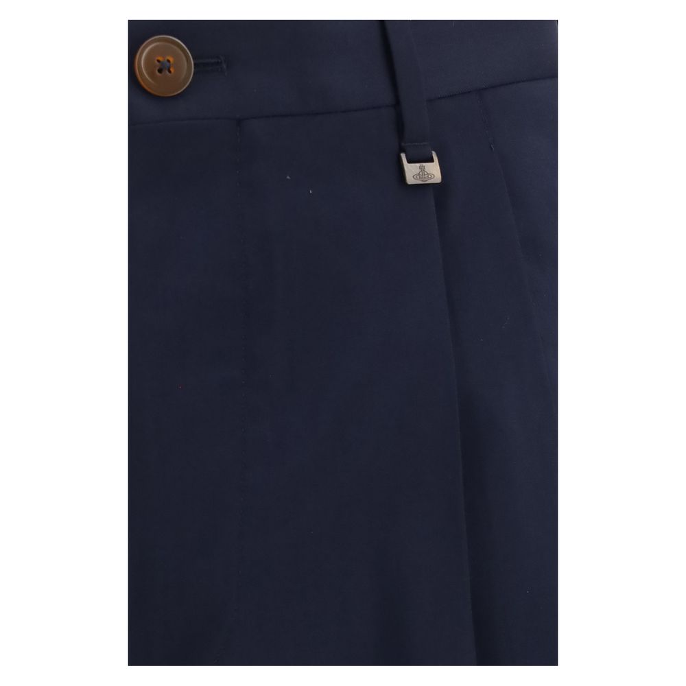Vivienne Westwood Blaue Hose aus Wolle Oves Aries