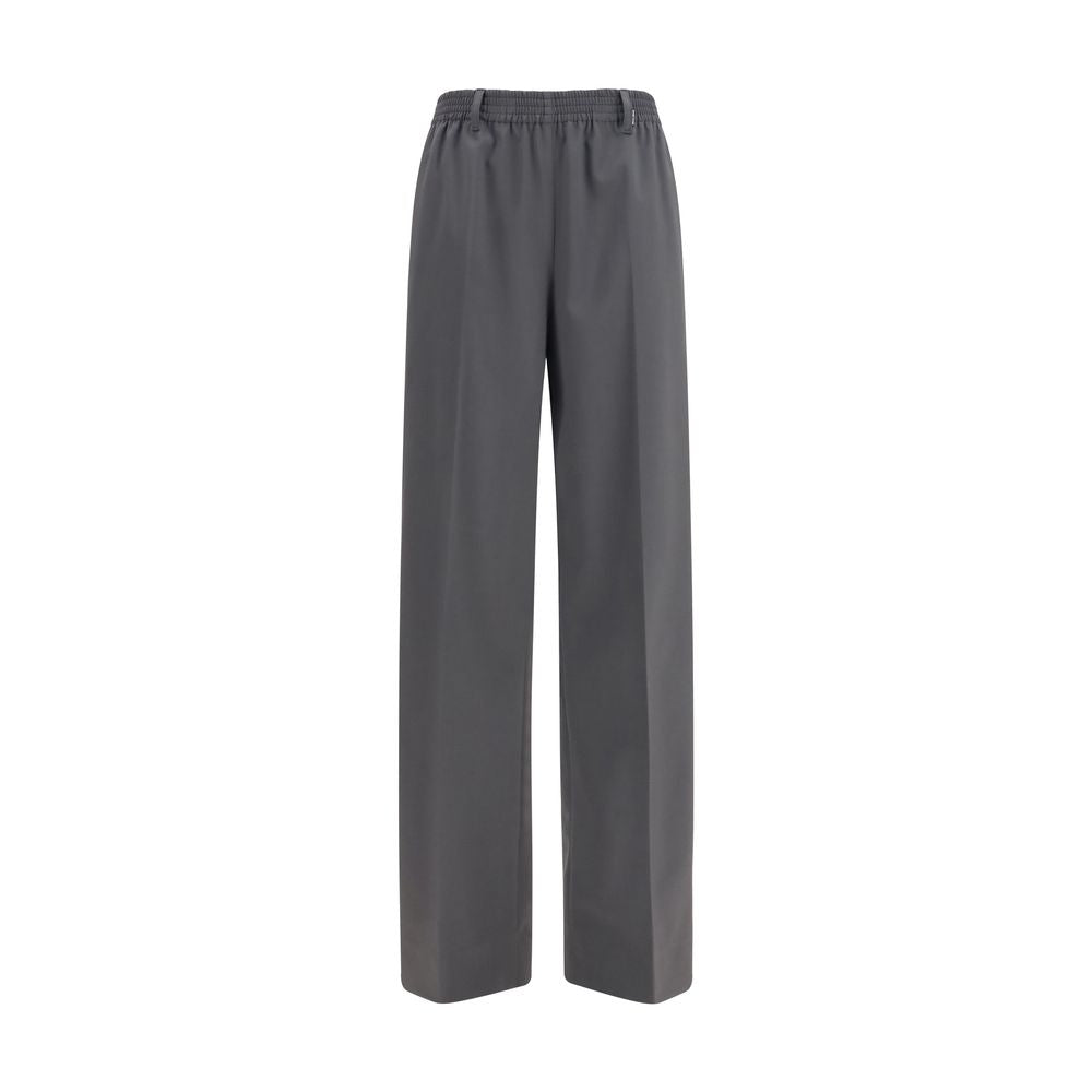 Miu Miu Graue Hose aus Ovis Aries Wolle