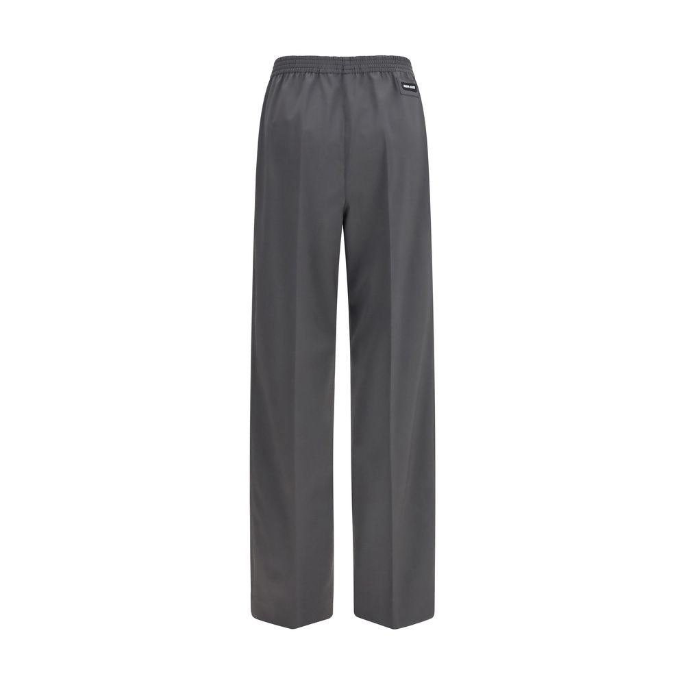 Miu Miu Graue Hose aus Ovis Aries Wolle
