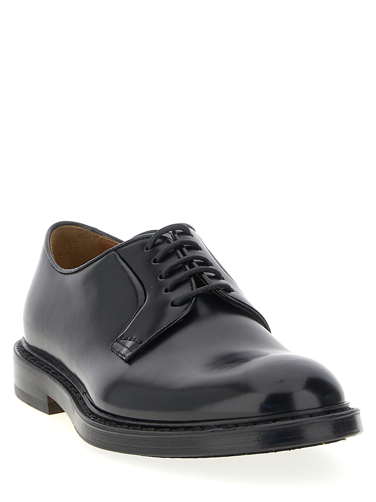 Doucal's Schwarze Oxford- und Derby-Schuhe aus Kalbsleder