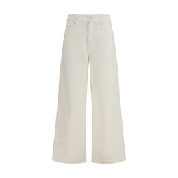 'S Max Mara Weiße Baumwollhose im Casual-Look