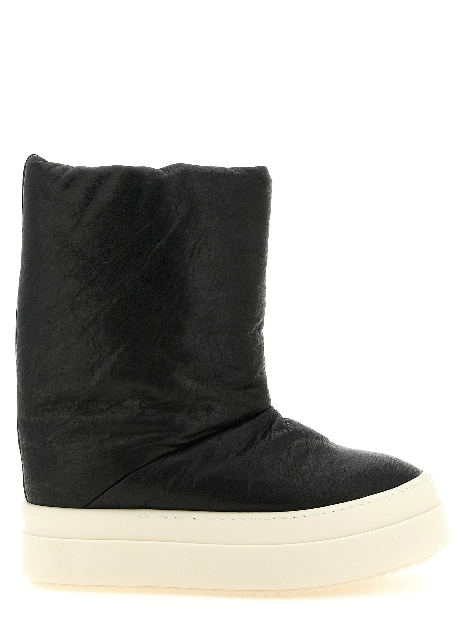 Rick Owens Bicolor Lammleder-Stiefel