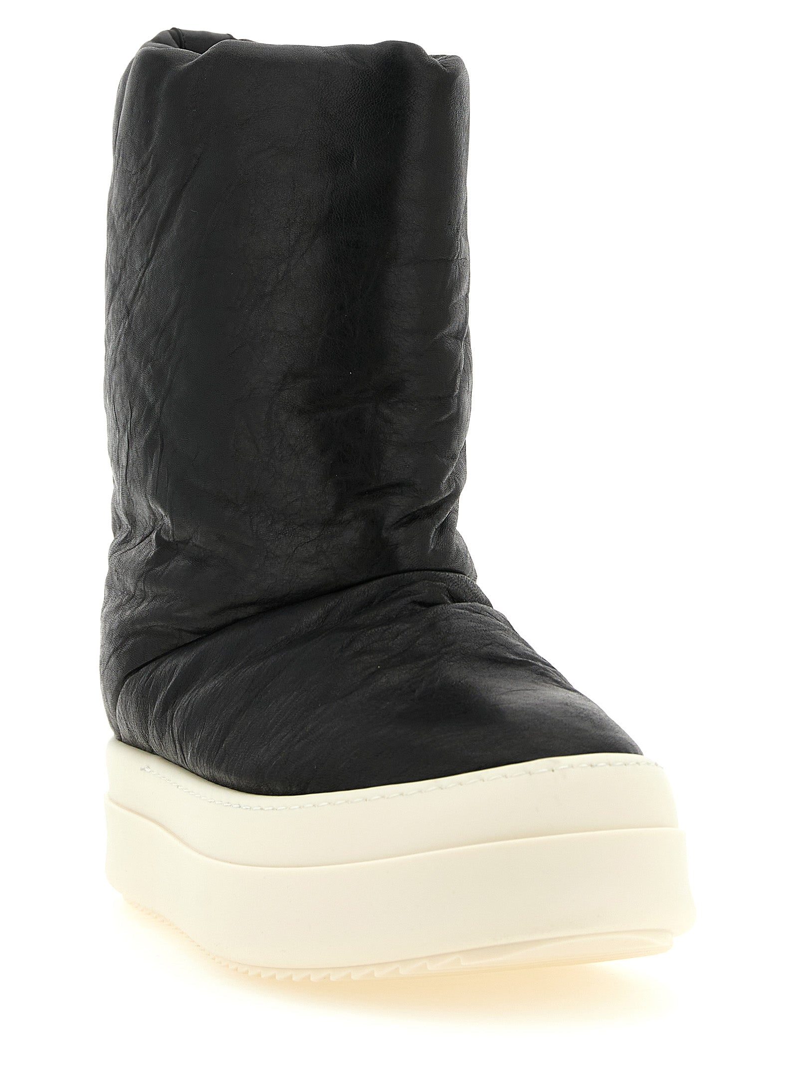 Rick Owens Bicolor Lammleder-Stiefel