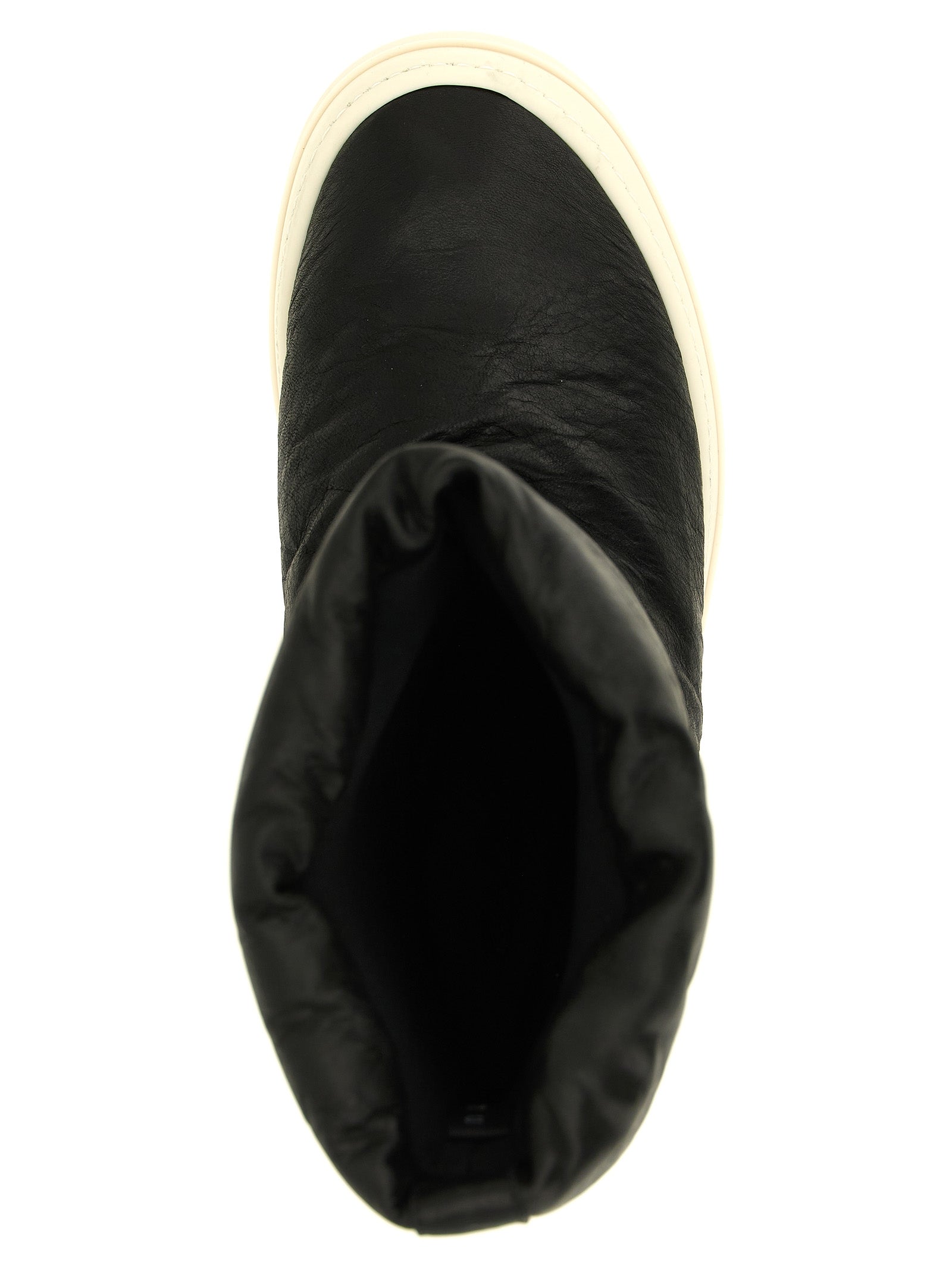 Rick Owens Bicolor Lammleder-Stiefel