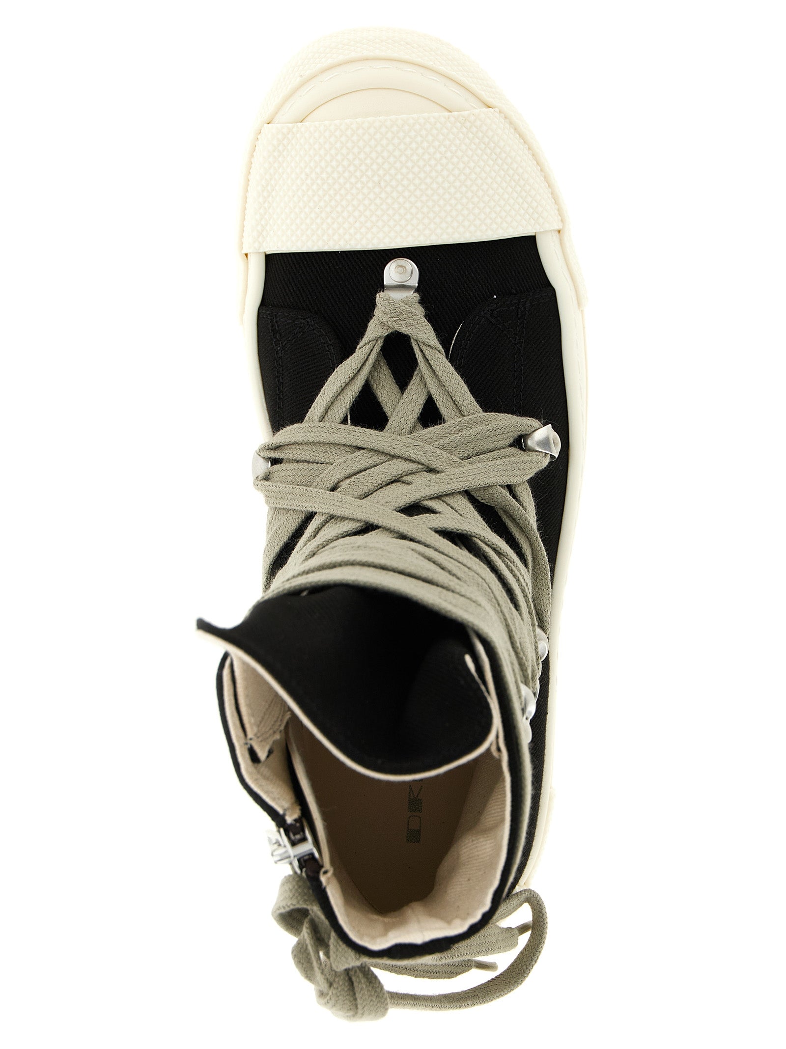DRKSHDW Schwarze High-Top-Sneaker aus Baumwolle