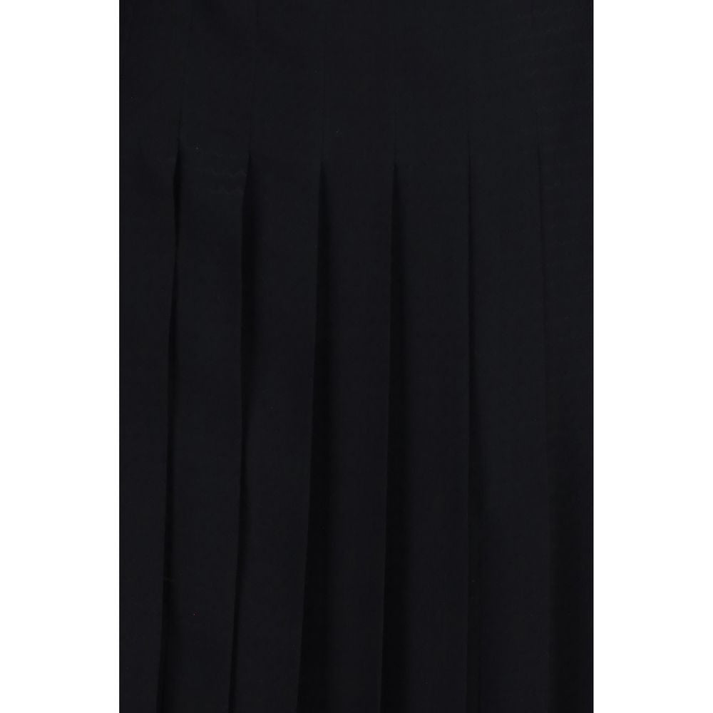 Fendi Schwarzes Seiden-Casual-Kleid