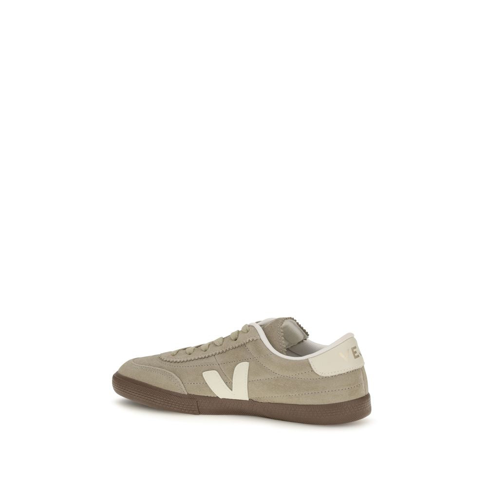 Veja Zweifarbige Wildleder-Sneaker mit niedrigem Schaft