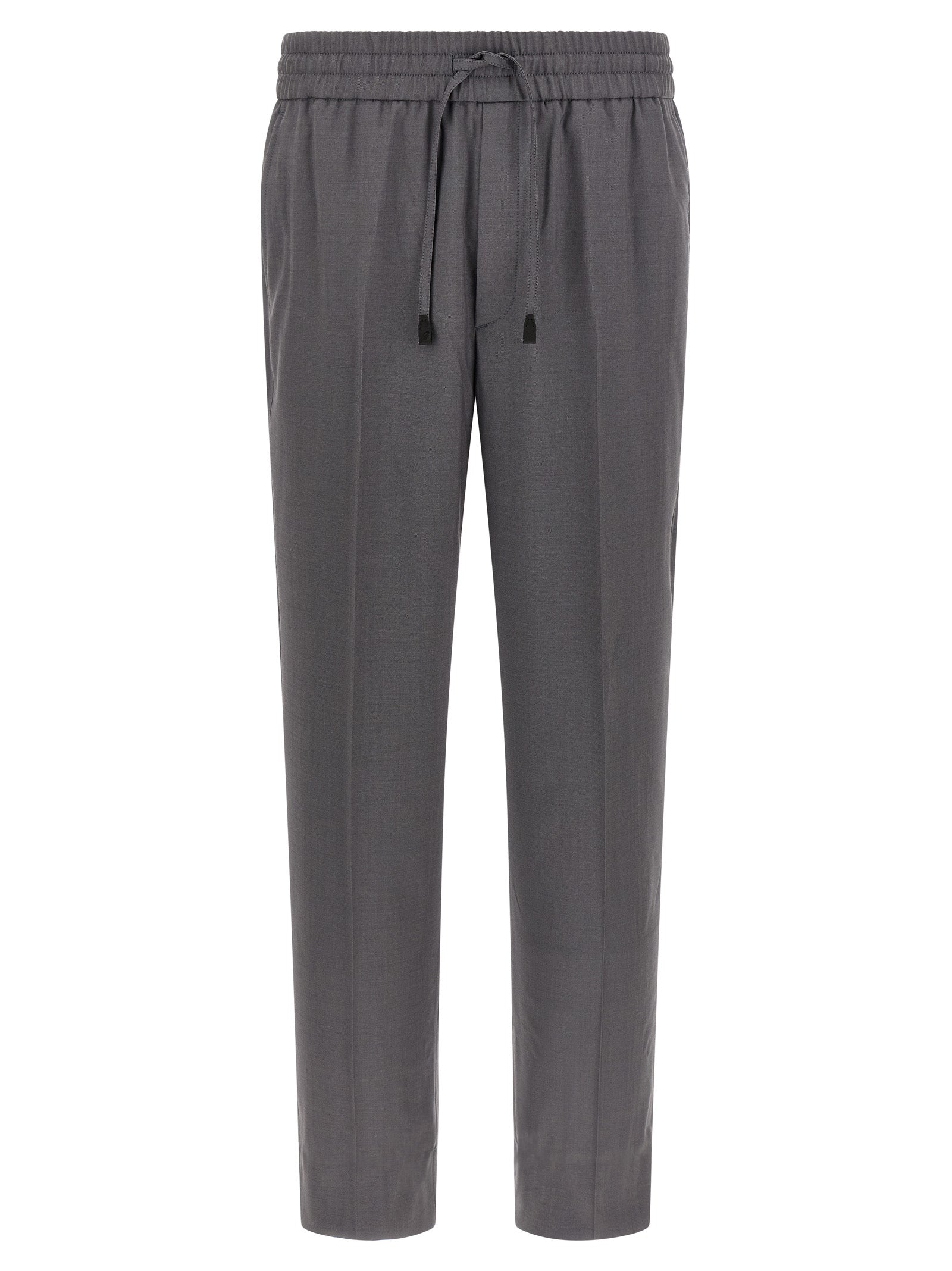 Brioni Graue Woll-Freizeithose