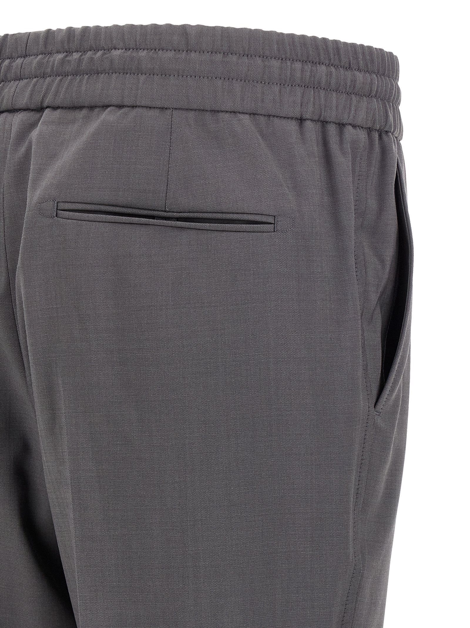 Brioni Graue Woll-Freizeithose
