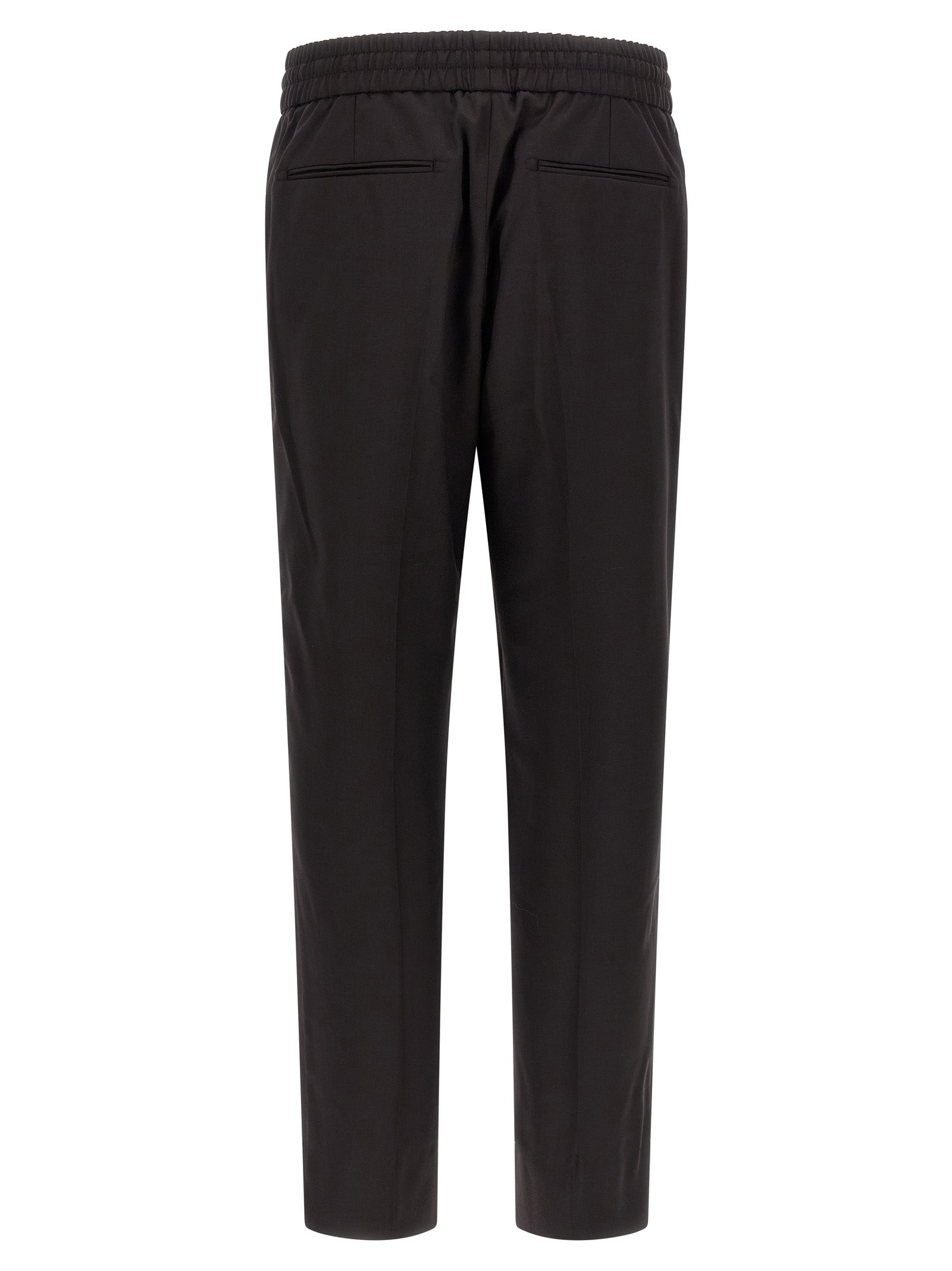 Brioni Braune Woll-Freizeithose