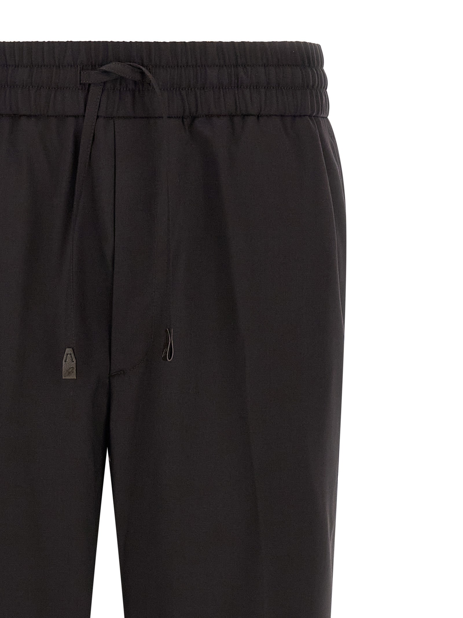 Brioni Braune Woll-Freizeithose
