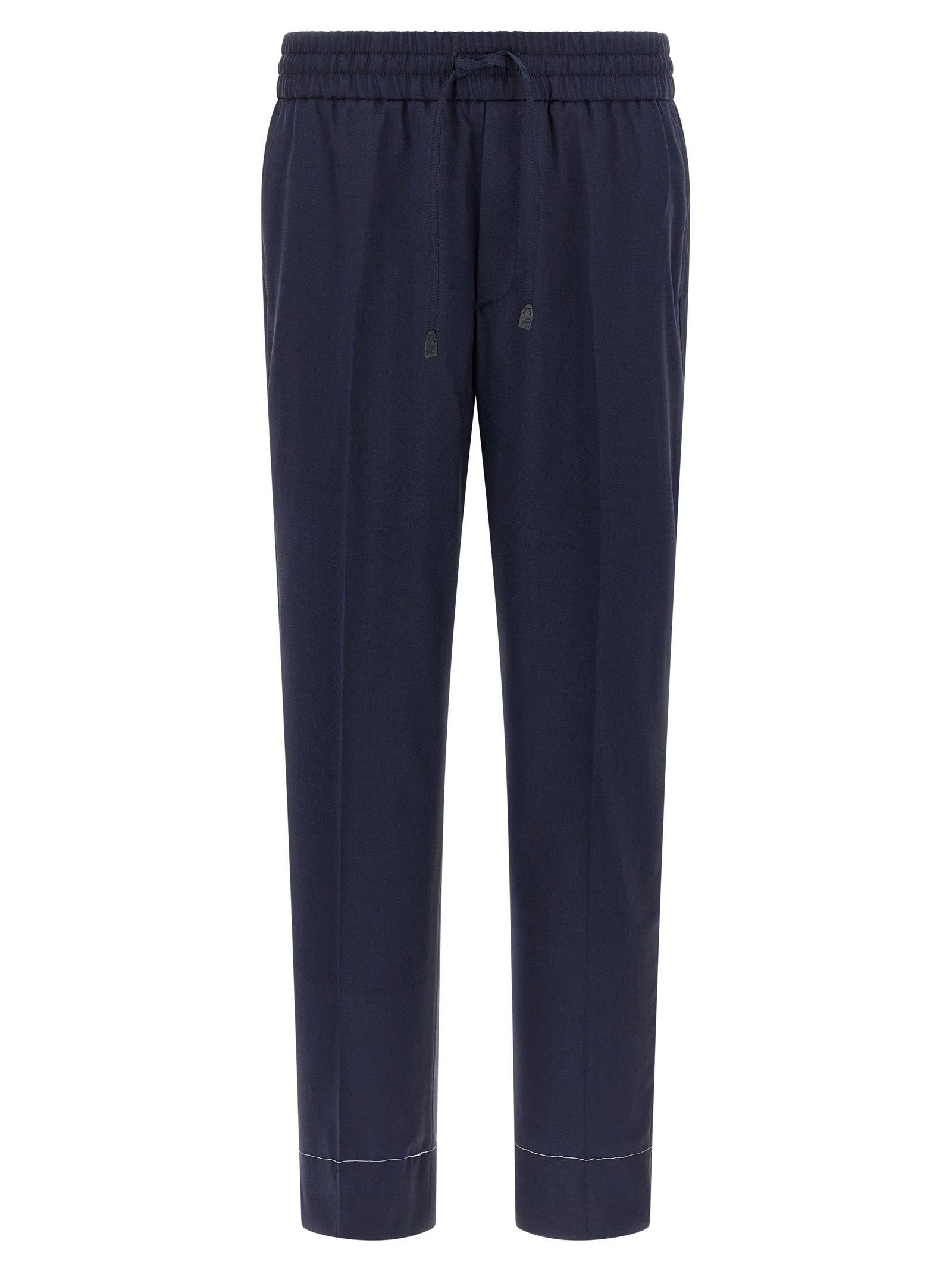 Brioni Blaue Wollhose
