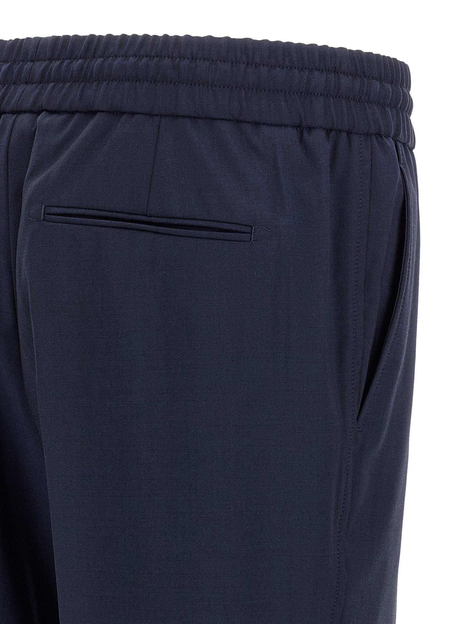 Brioni Blaue Wollhose