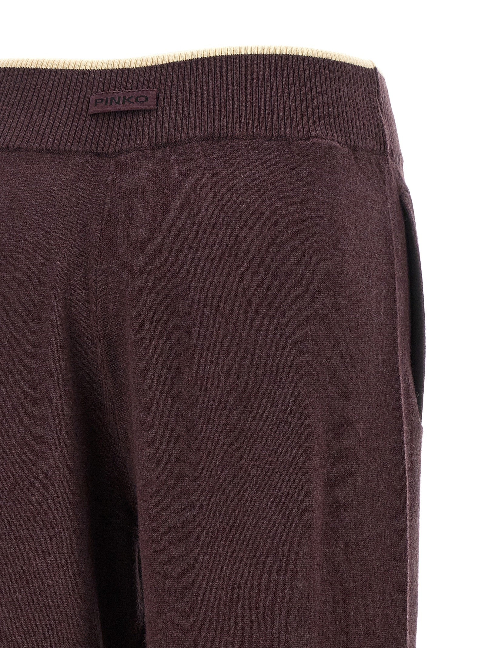 PINKO Lila Wollhose