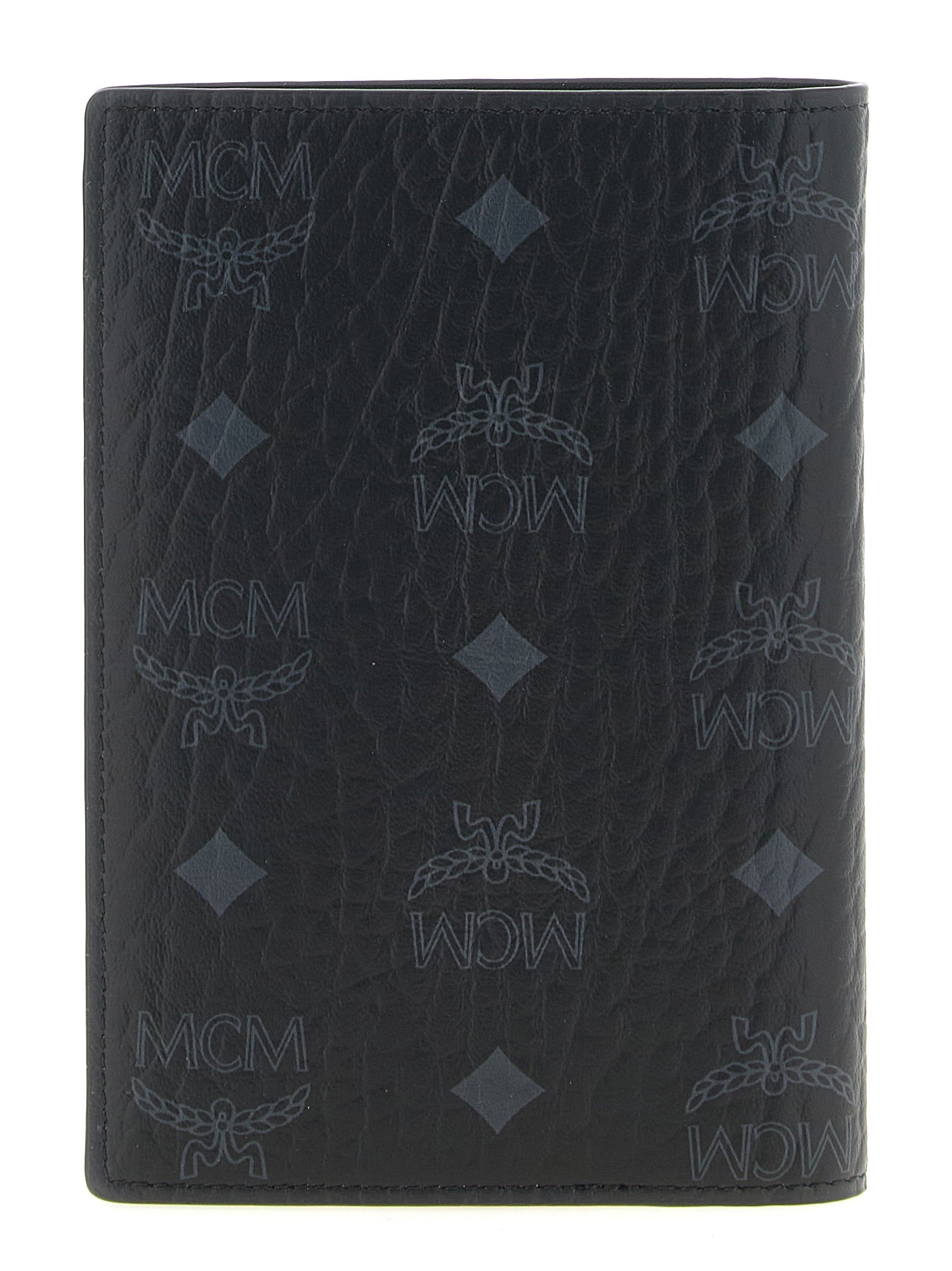 MCM Schwarzes Portemonnaie aus Polyethylen