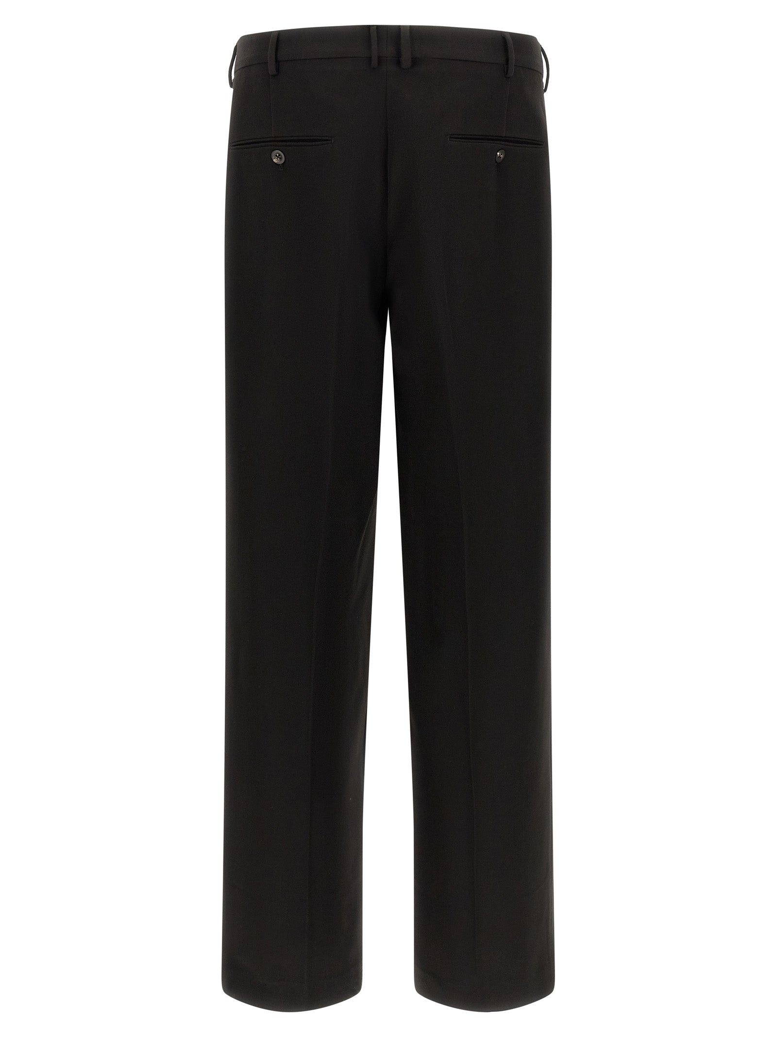 CELLAR DOOR Schwarze Palazzo-Hose aus Polyester