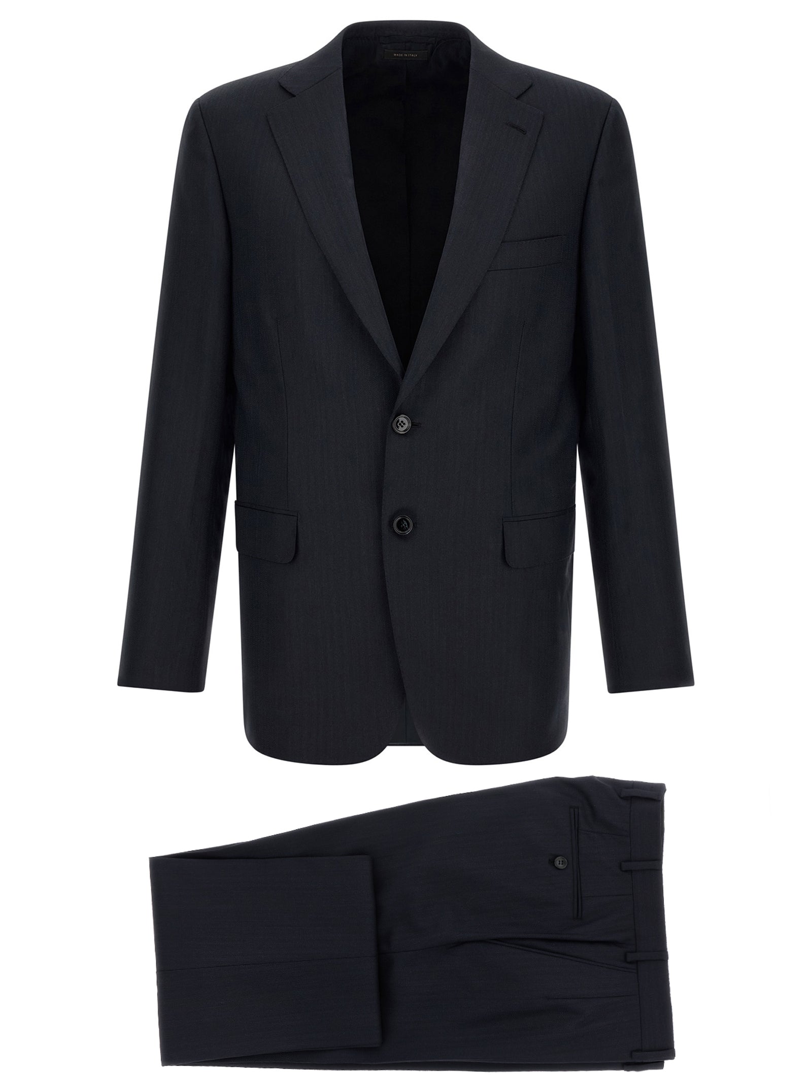 Brioni Blauer Wollanzug Zweiteiler