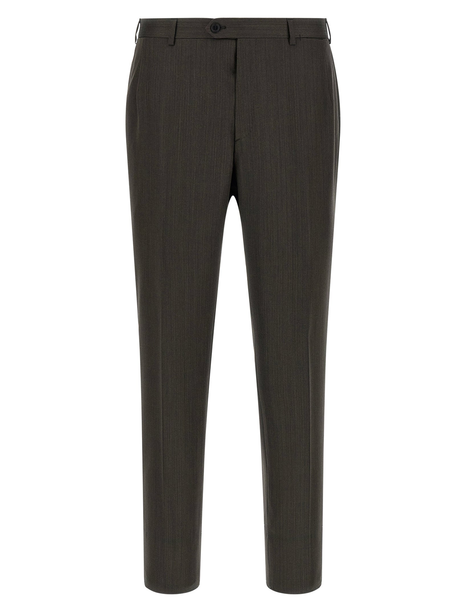 Brioni Brauner Woll-Zweiteiler