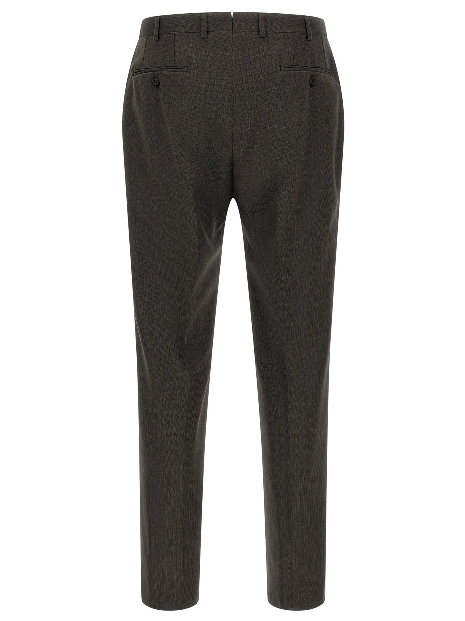 Brioni Brauner Woll-Zweiteiler