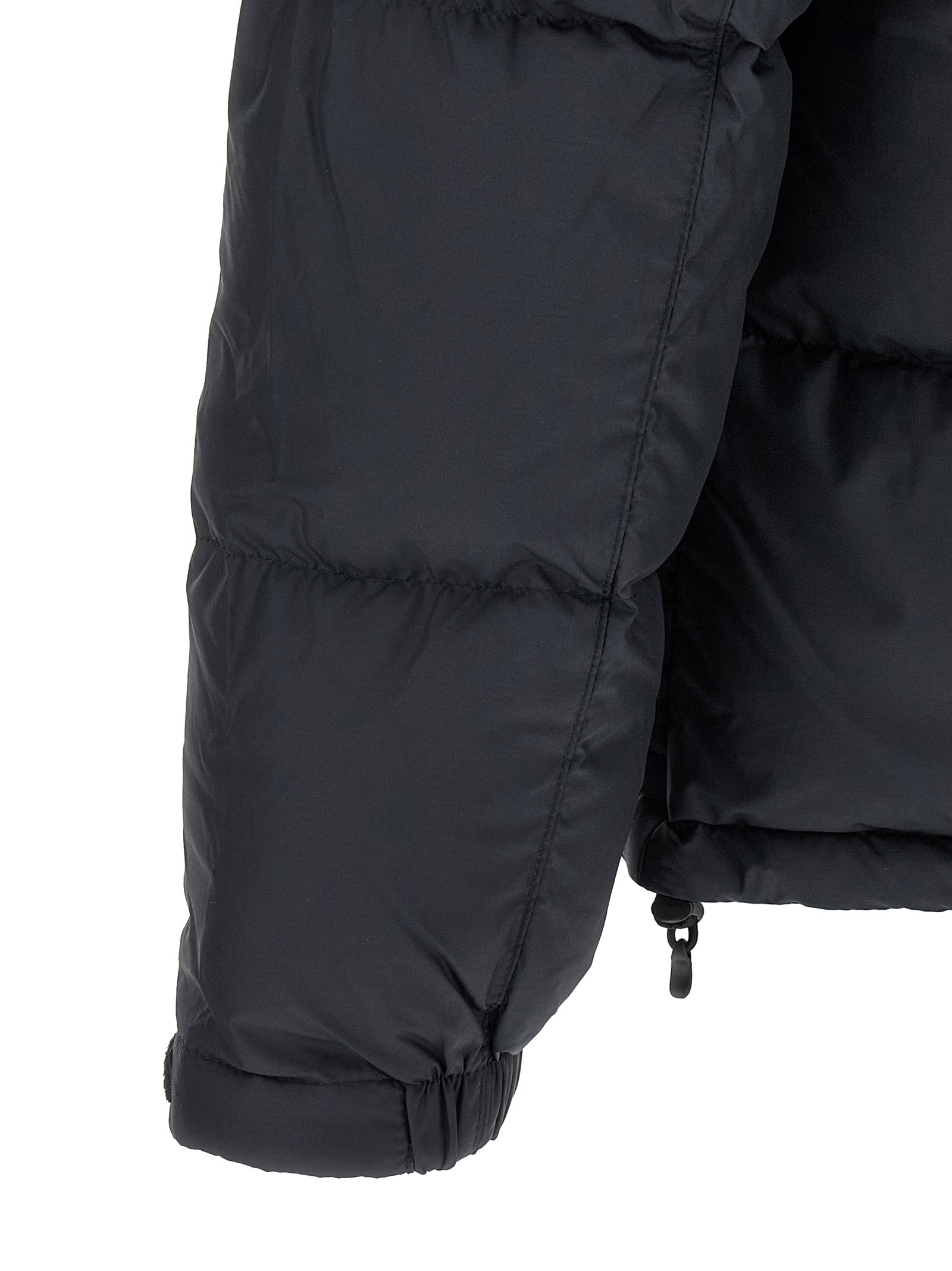 Polo Ralph Lauren Schwarze Polyester-Jacke in voller Länge