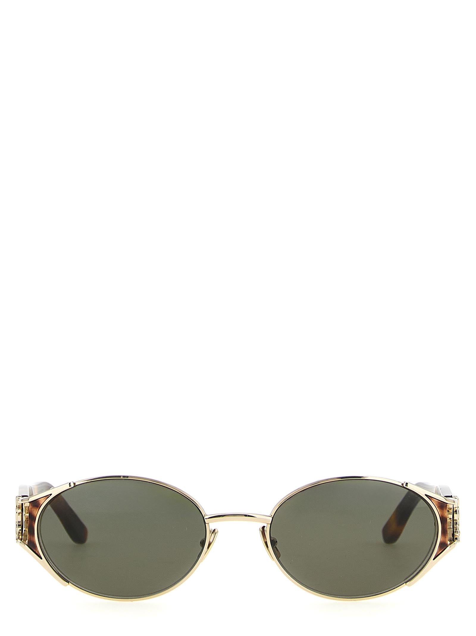 Saint Laurent Braune Sonnenbrille aus Acetat