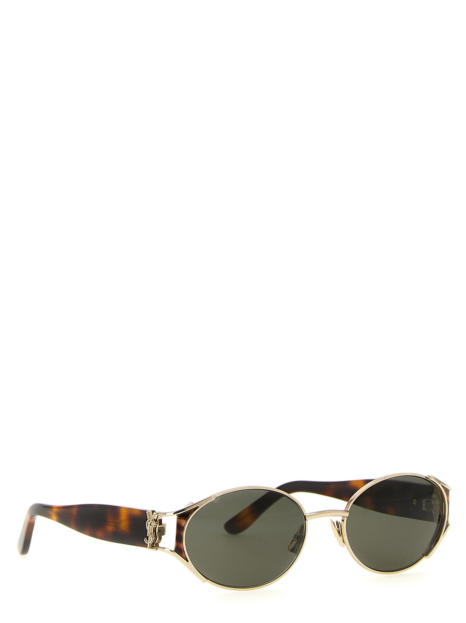 Saint Laurent Braune Sonnenbrille aus Acetat