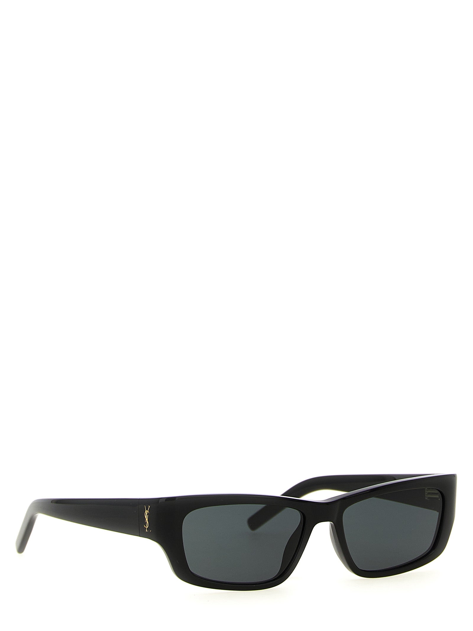 Saint Laurent Schwarze Sonnenbrille aus Acetat