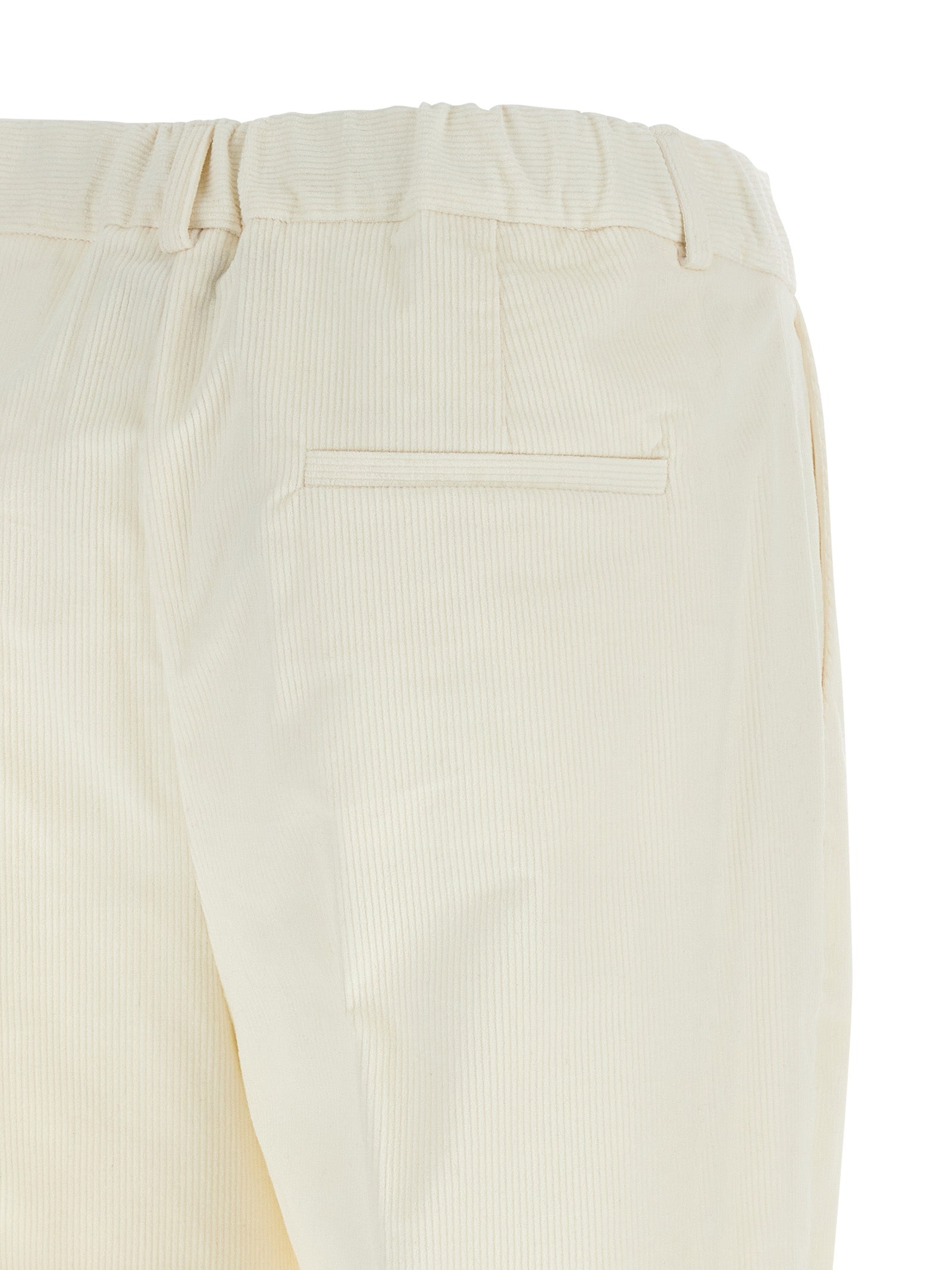 Kiton Weiße Baumwollhose im Casual-Look
