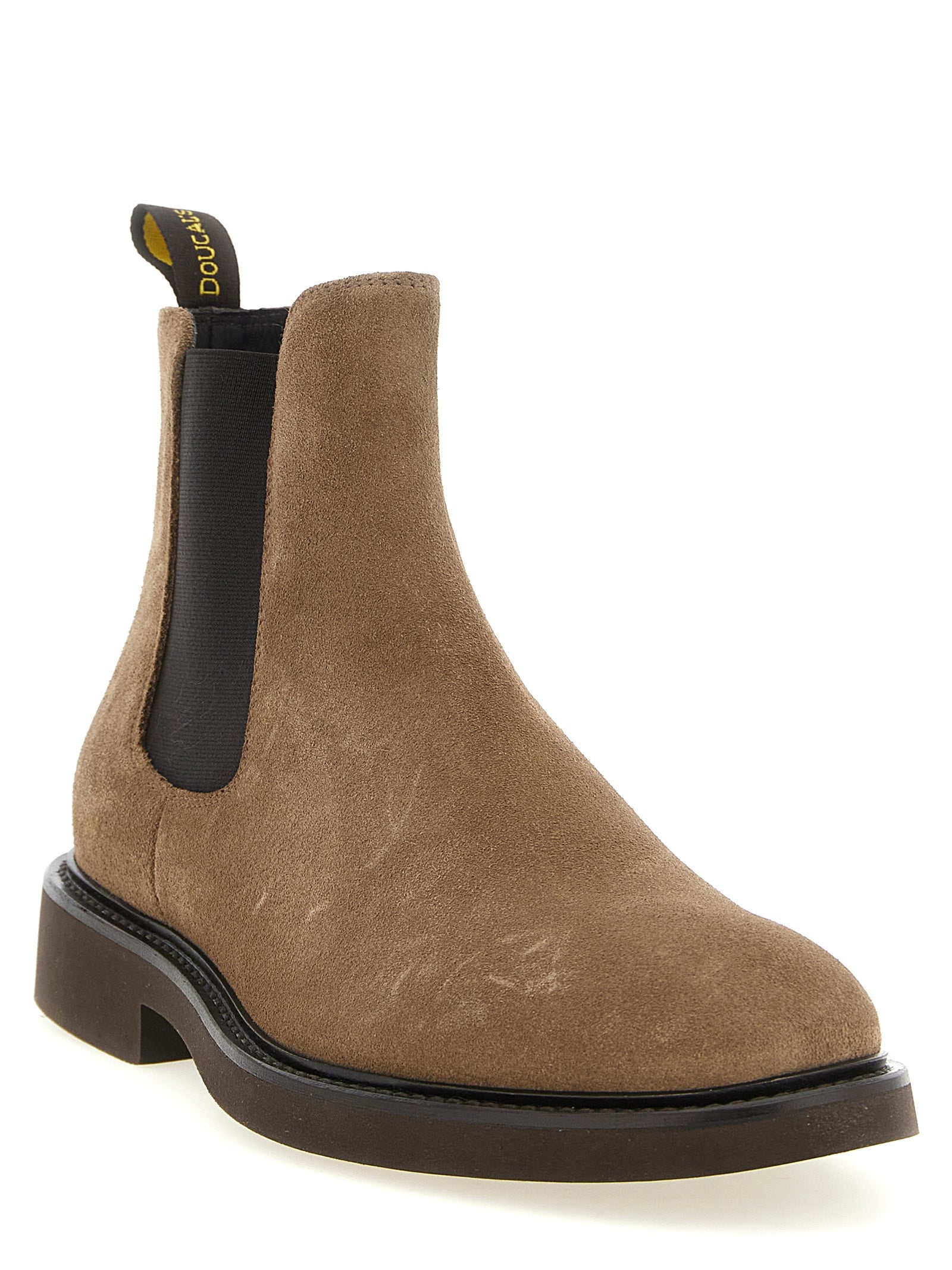 Doucal's Beige Lammleder Stiefeletten