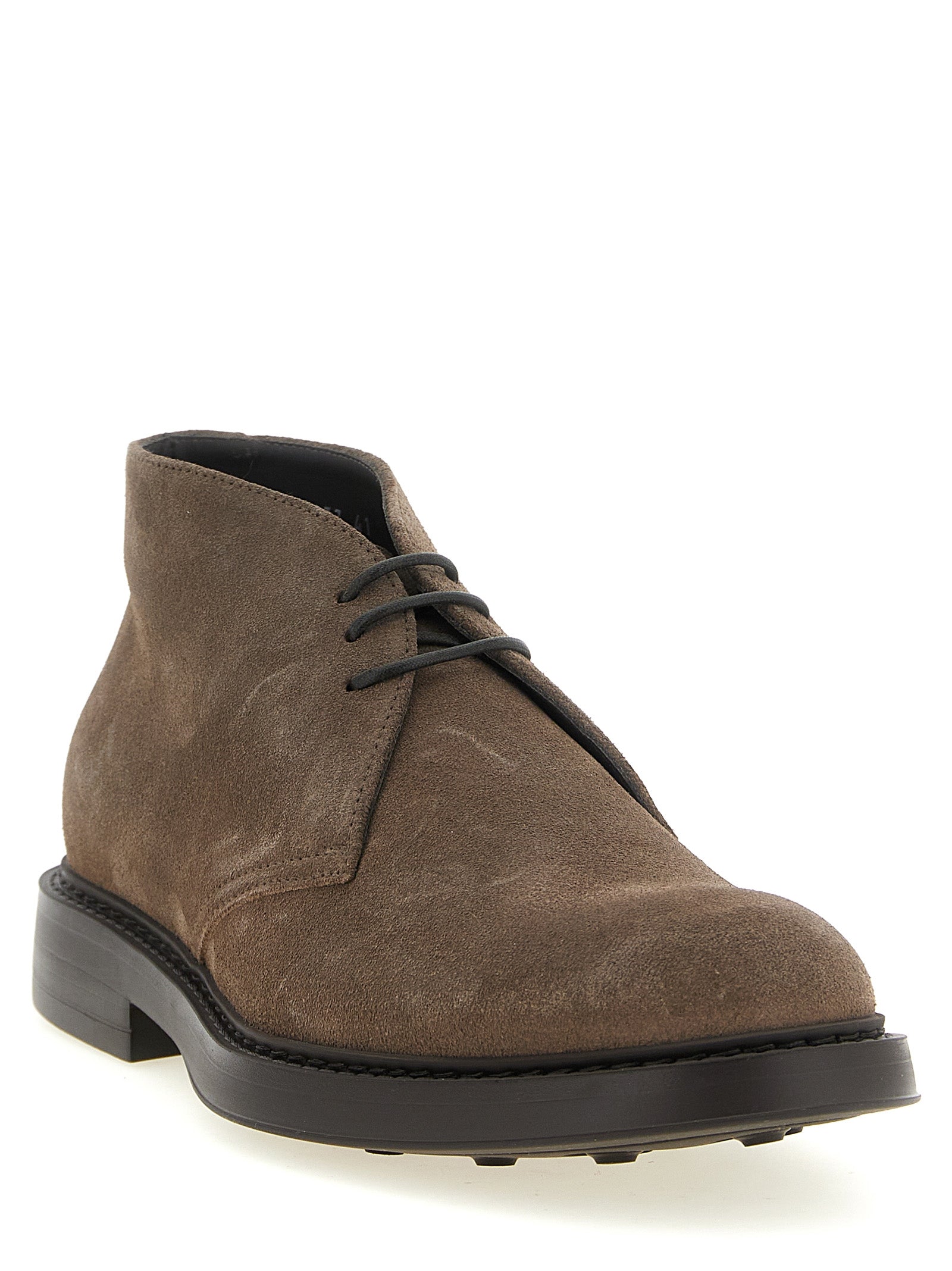 Doucal's Braune Stiefeletten aus Ziegenleder