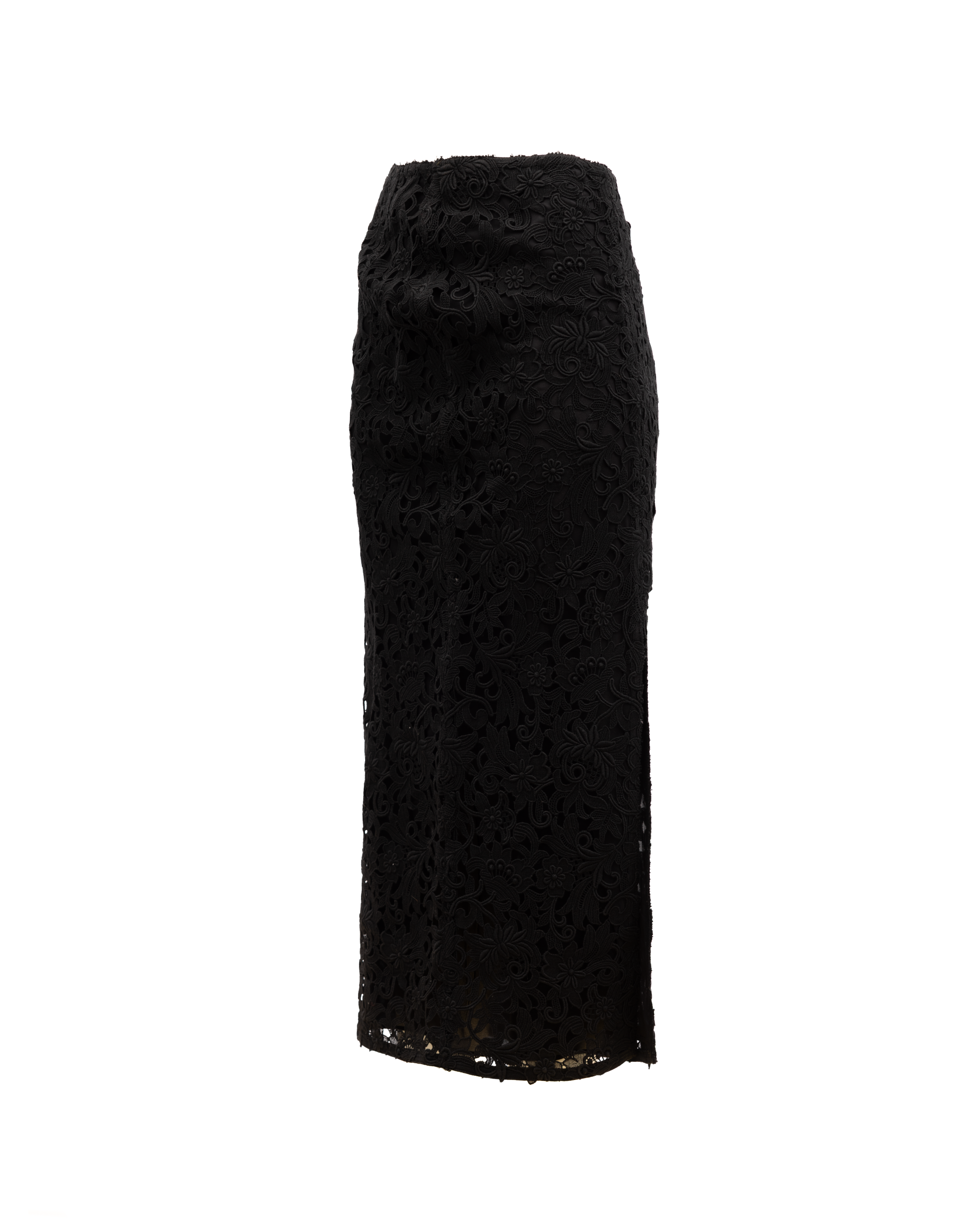 Valentino Garavani Damen Midirock mit floraler Spitze