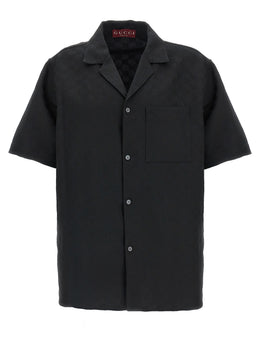Gucci Schwarze Leinenbluse