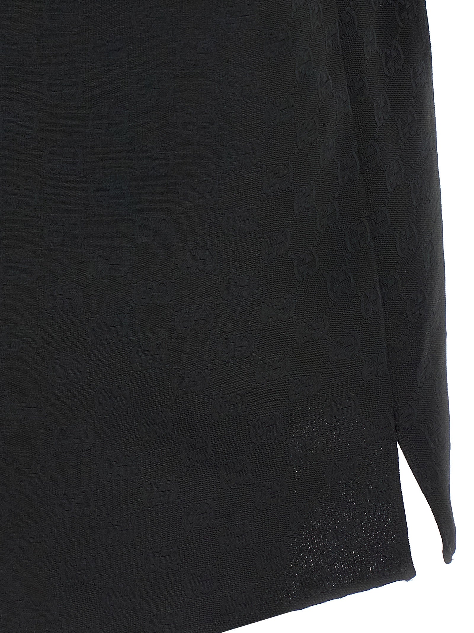 Gucci Schwarze Leinenbluse