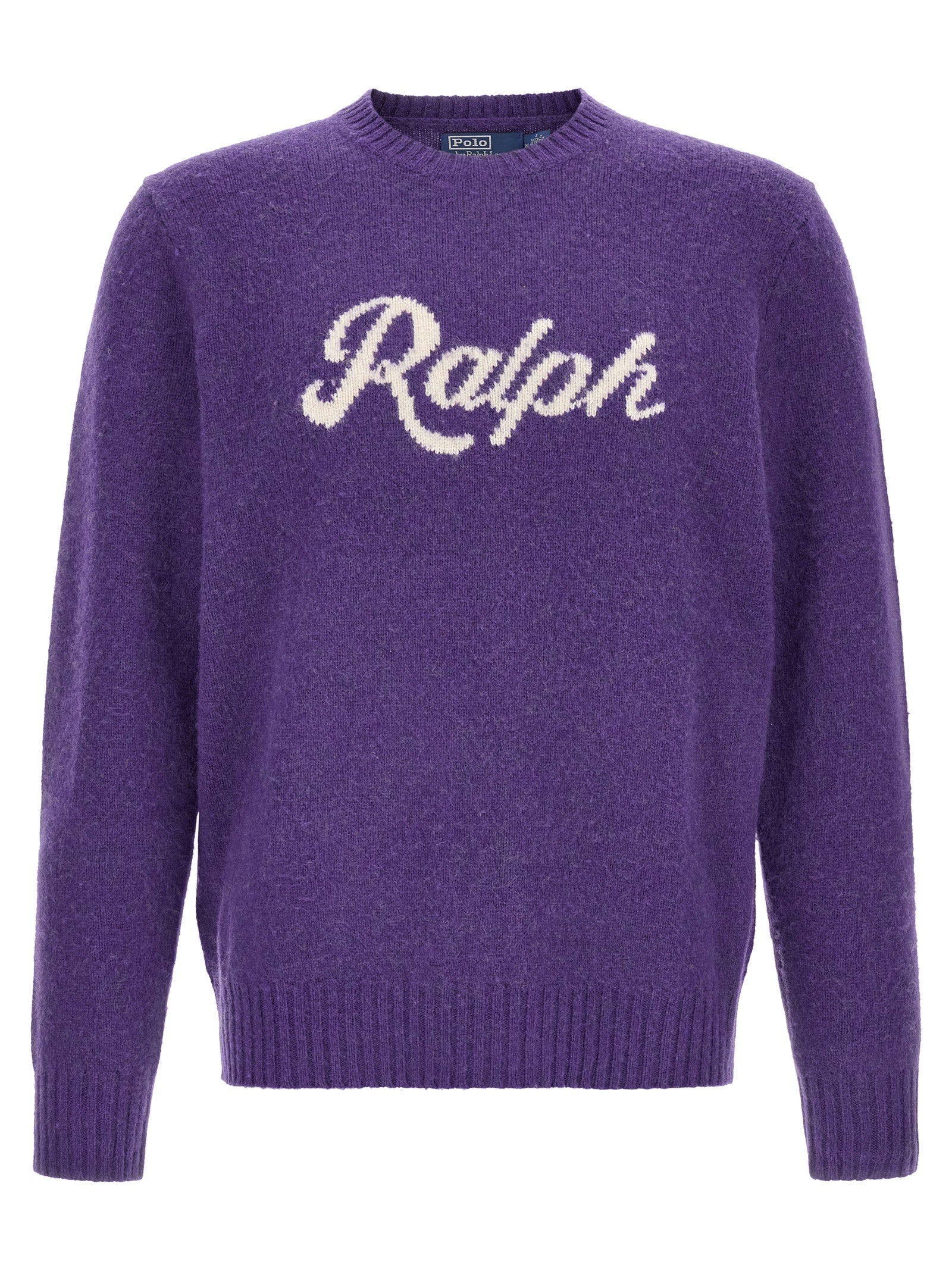 Polo Ralph Lauren Lila Wollstrickjacke