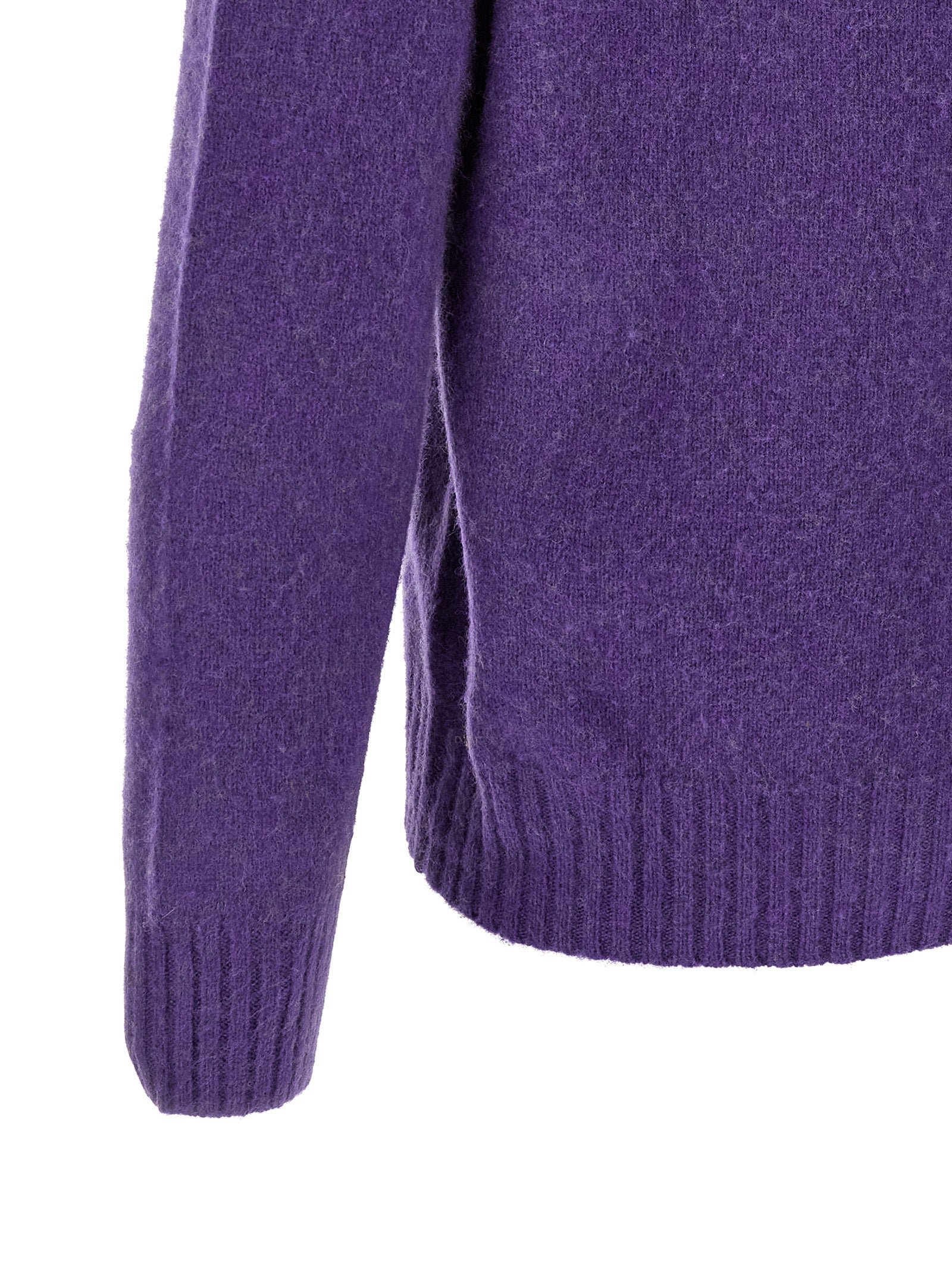 Polo Ralph Lauren Lila Wollstrickjacke