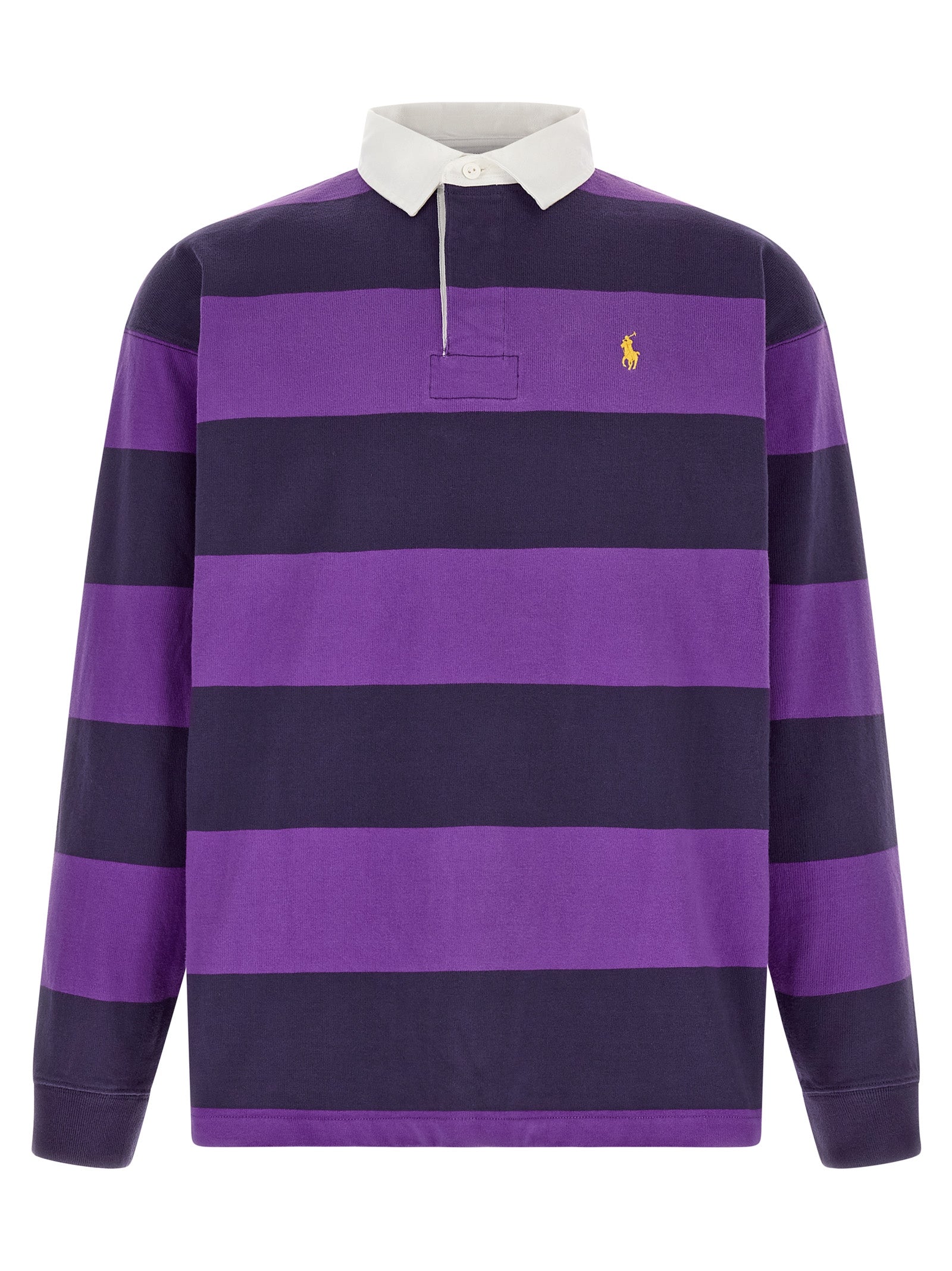 Polo Ralph Lauren Lila Baumwoll-Poloshirt