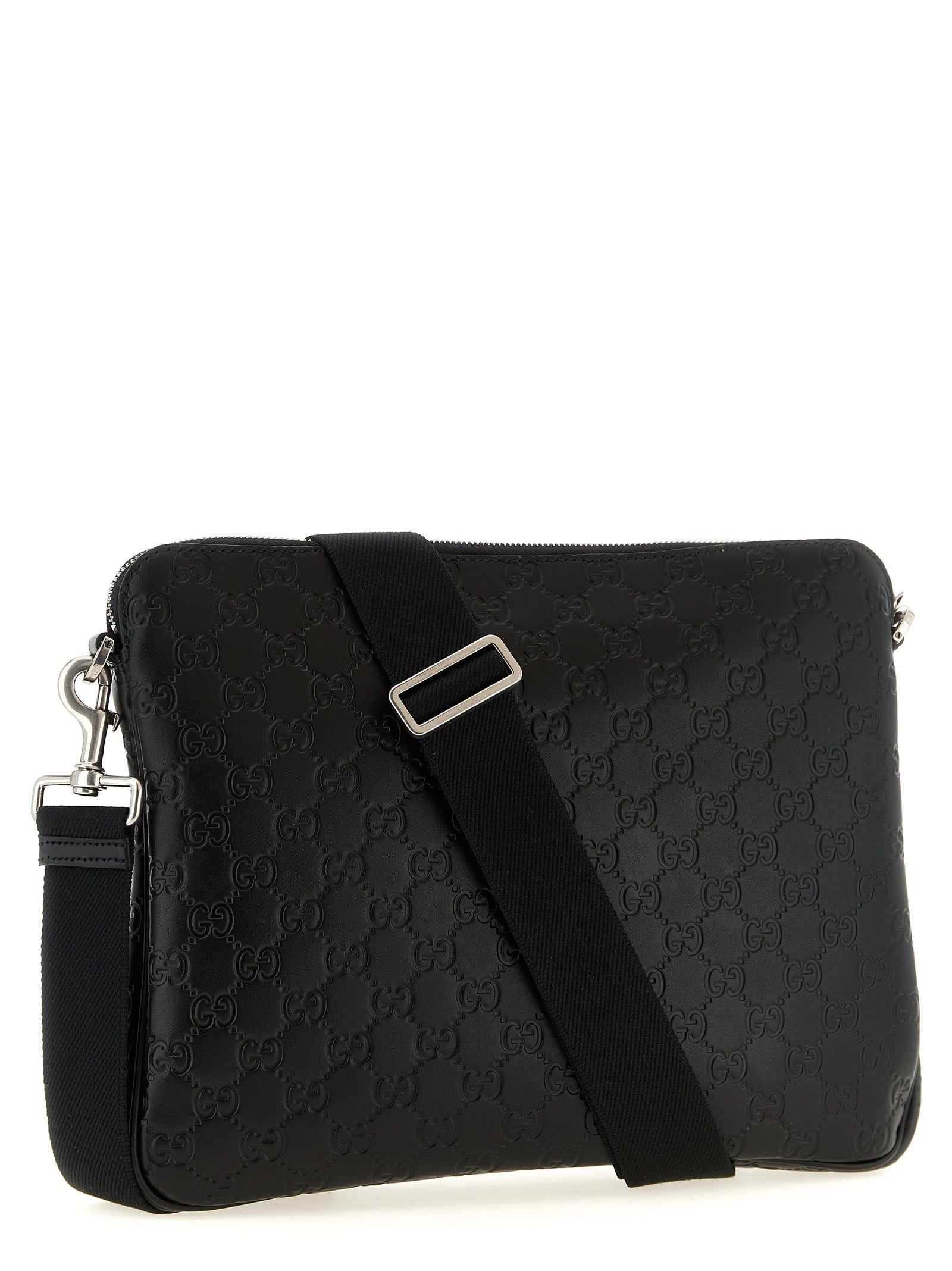 Gucci Schwarze Kalbsleder-Umhängetasche